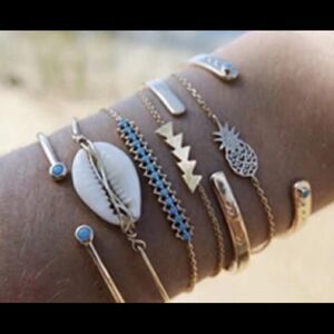 7
PC BOHO BRACELET SET‎